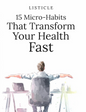 15 Micro-Habits That Transform Your Health Fast - eBook